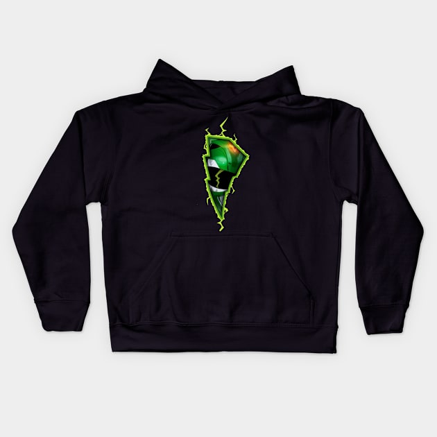 green ranger Kids Hoodie by Kayasa Art